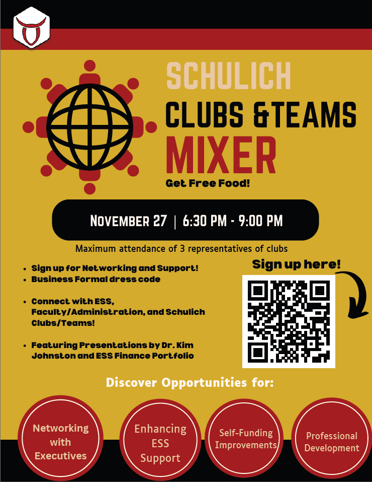 Schulich Clubs and Teams Mixer!